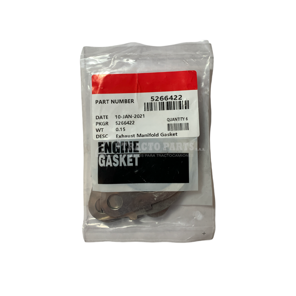 5266422 Empaque Múltiple Exosto Cummins ISM
